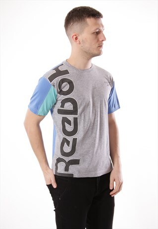 VINTAGE VTG RARE REEBOK BIG LOGO OVERSIZED T-SHIRT 12689