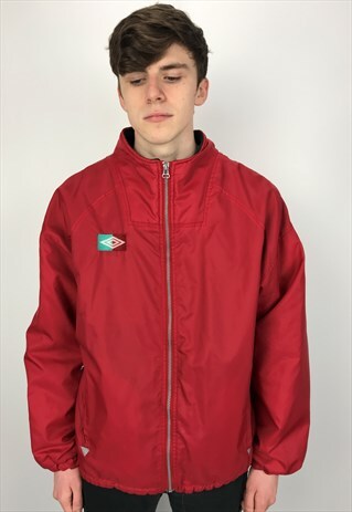 90S VINTAGE UMBRO FLEECE LINED JACKET