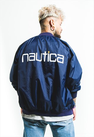 VINTAGE 80S NAUTICA BOMBER JACKET / S2375