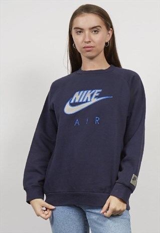 VINTAGE 90'S NIKE AIR NAVY SWEATSHIRT