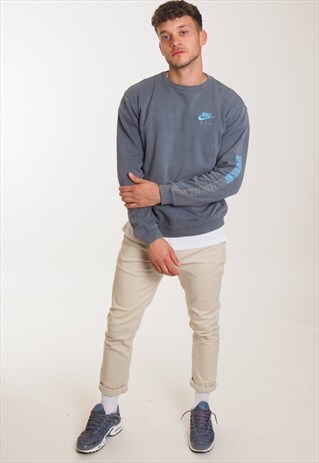 VINTAGE NIKE AIR SWEATSHIRT GREY