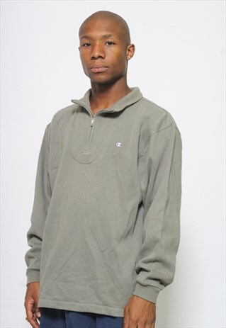 VINTAGE CHAMPION 1/4 ZIP SWEATSHIRT