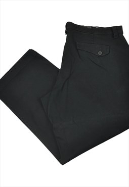 Vintage Lee Y2K Chinos Cotton Pants Black Ladies W46 L32