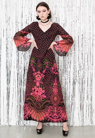 EXCLUSIVE BOHEMIAN QUEEN MAXI DRESS
