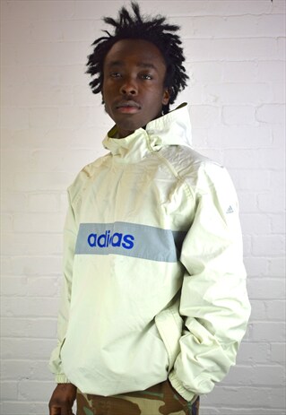 VINTAGE 90'S ADIDAS NYLON PULLOVER JACKET