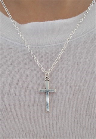 CROSS NECKLACE - SILVER NECKLACE