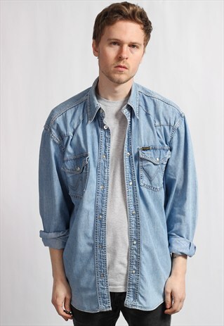 VINTAGE WRANGLER DENIM SHIRT