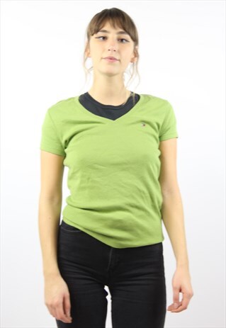 VINTAGE TOMMY HILFIGER GREEN T-SHIRT