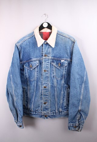 MENS VINTAGE CARHARTT BLUE DENIM JACKET
