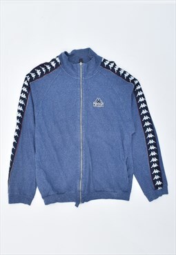 Vintage 90's Kappa Tracksuit Top Jacket Blue