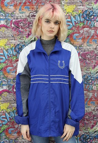 VINTAGE 90S SHELL JACKET / WINDBREAKER. UNISEX SPORTSWEAR.