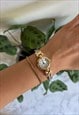 Vintage Womens Gold Two Tone Philip Mercier Quartz Watch