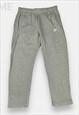 Nike vintage embroidered grey joggers size XL