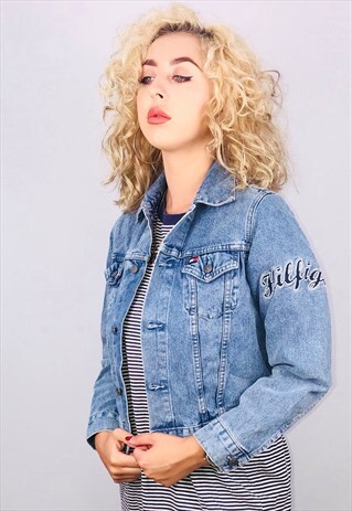 VINTAGE 90S TOMMY HILFIGER DENIM JACKET