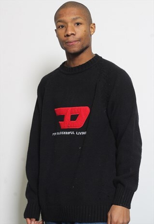 VINTAGE DIESEL KNIT BLACK