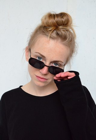 SUNGLASSES 90'S BLACK