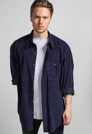 VINTAGE OVERSIZED CORDUROY SHIRT