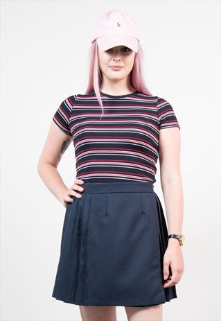 VINTAGE 90'S NAVY BLUE TENNIS SKIRT