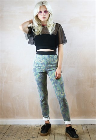 CAMO SLIM FIT PANTS