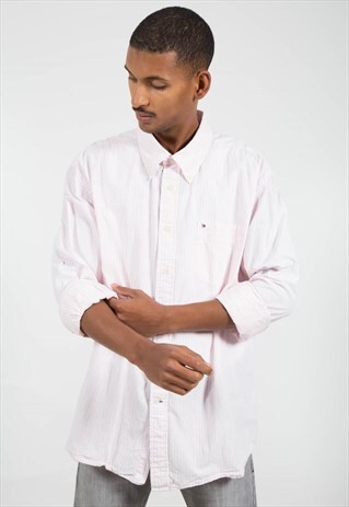 VINTAGE 80S CLASSIC TOMMY HILFIGER SHIRT / S7287