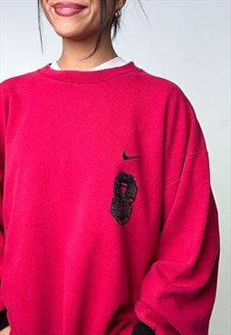 Red 90s NIKE Sweatshirt