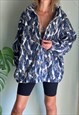 VINTAGE PATTERNED FLEECE JACKET