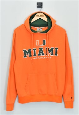 Vintage Miami Hurricanes Sweatshirt Orange XSmall