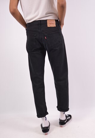 VINTAGE LEVI'S 501 JEANS STRAIGHT BLACK
