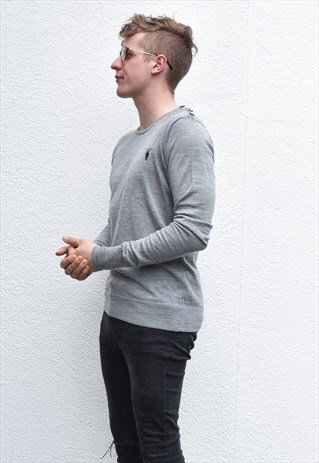 ALL SAINTS MERINO WOOL JUMPER SIZE L