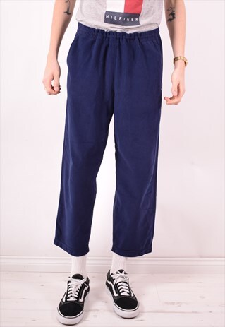 DIADORA MENS VINTAGE CARPI TRACKSUIT TROUSERS W38 L26 90S