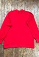 TOFFS ENGLAND 1966 RED LONG SLEEVED T - SHIRT