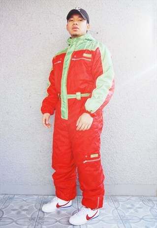 CRAZY SKI PUFFER SUIT/JUMPSUIT (1990'S)