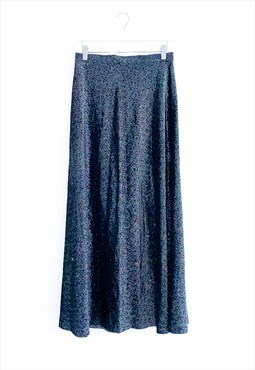 flowy maxi skirt 80s