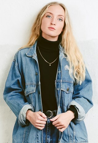 VINTAGE 80S OVERSIZED DENIM JACKET