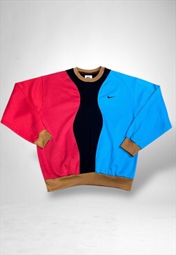 Reworked Nike Embroidered Sweatshirt