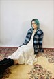 VINTAGE GRANDAD KNITTED 90S ABSTRACT COTTAGE BOHO CARDIGAN
