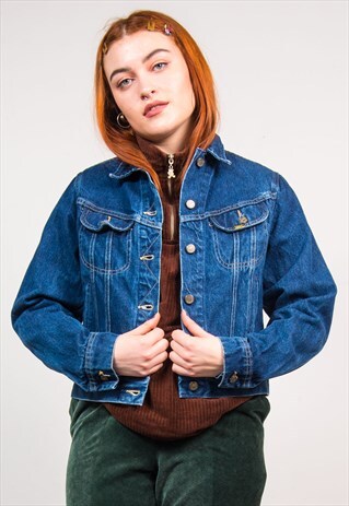 LEE VINTAGE 90'S DARK BLUE DENIM JACKET