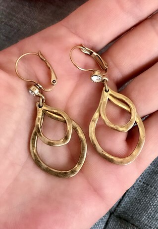 BRONZE DANGLE EARRINGS