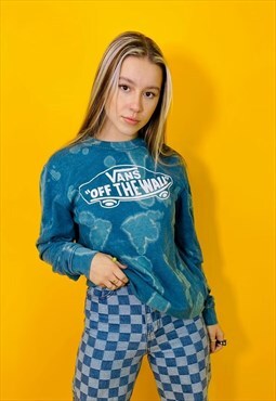 Vintage 90s Vans Tie Dye Sweatshirt