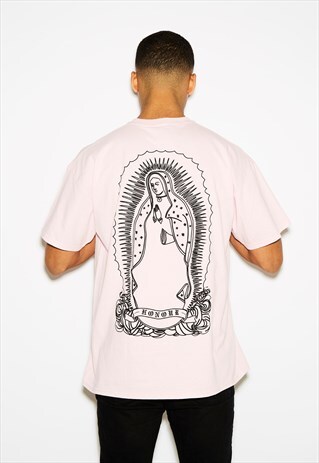 MARY OVERSIZED PINK TEE