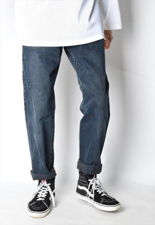 VINTAGE 80S NAVY BLUE JEANS