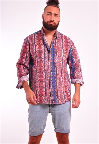 VINTAGE AZTEC FESTIVAL SHIRT
