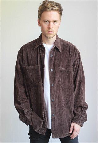 VINTAGE OVERSIZED CORDUROY SHIRT