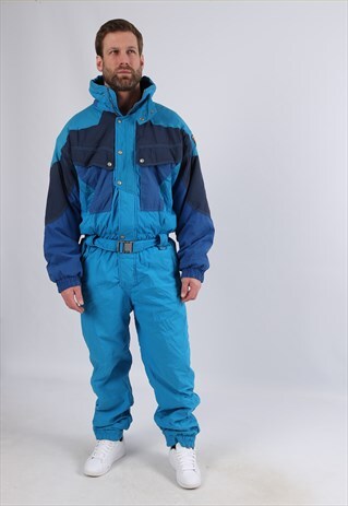 VINTAGE ASTROLABIO FULL SKI SUIT SNOW UK L 42 - 44" (E4F)