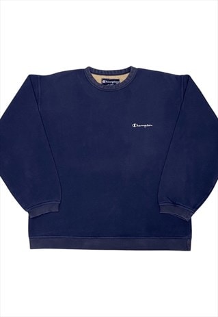 CHAMPION BLUE CREWNECK L