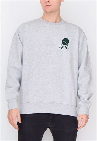 GREY SUNSET (GREEN) SWEATSHIRT