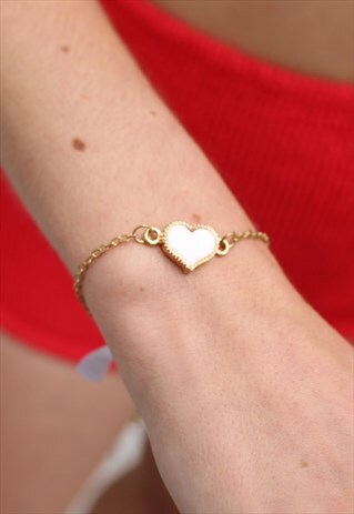 1970'S FINE HEART BRACELET