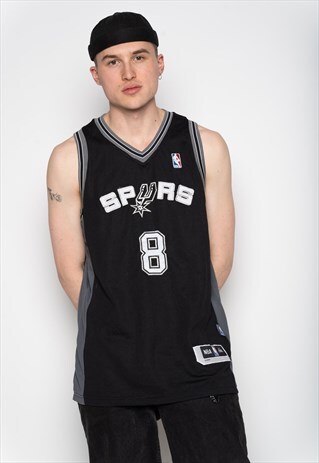 BLACK NBA BASKETBALL JERSEY XXL