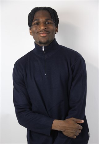 VINTAGE CALVIN KLEIN NAVY JUMPER