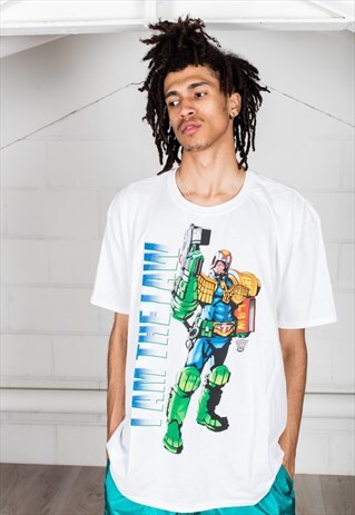 2000 AD JUDGE DREDD I AM THE LAW 2 UNISEX T-SHIRT